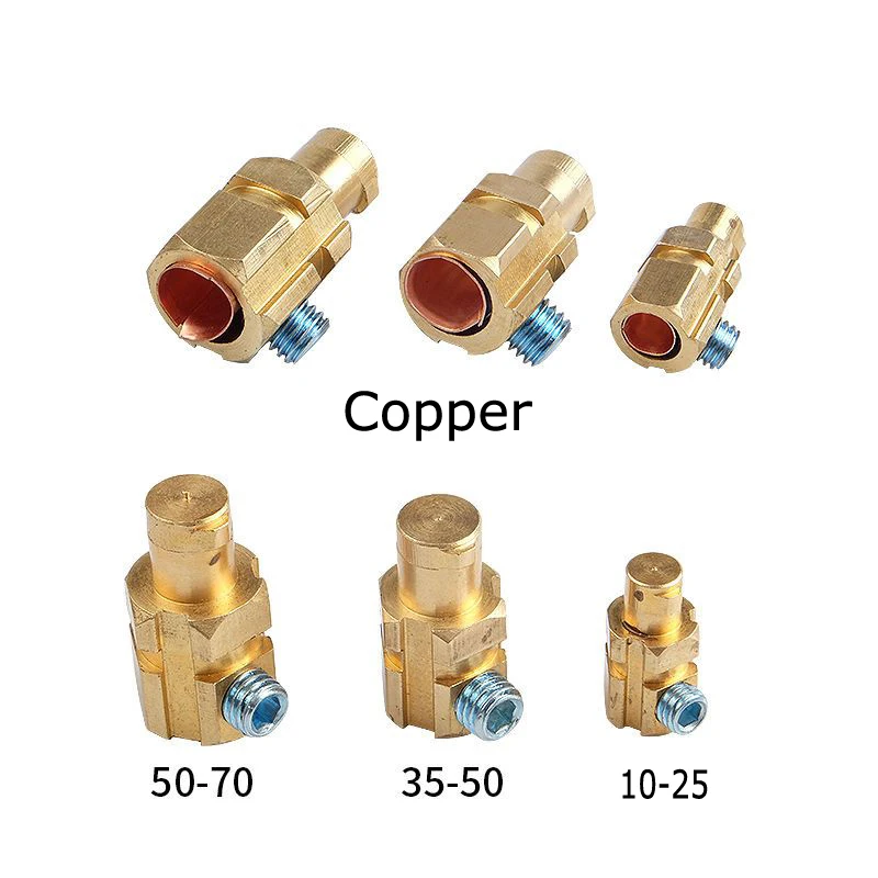 Welding Machine Connectors DKJ10-25 2Pcs/set MMA-200 160 130 A Welding Machine Welder Socket Port Cable Quick Connectors