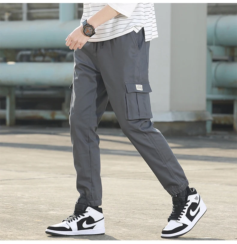 Мужские s походные Мужские штаны Зимние Повседневные Jogger осенние модные брюки уличная тактические брюки хип хоп мужские брюки