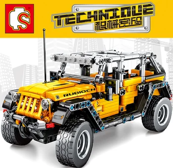 

701601 City Jeeps Off-road Vehicle Building Blocks Super Race Car Technic Bricks Creator Truck Children Toys Birthday Gifts