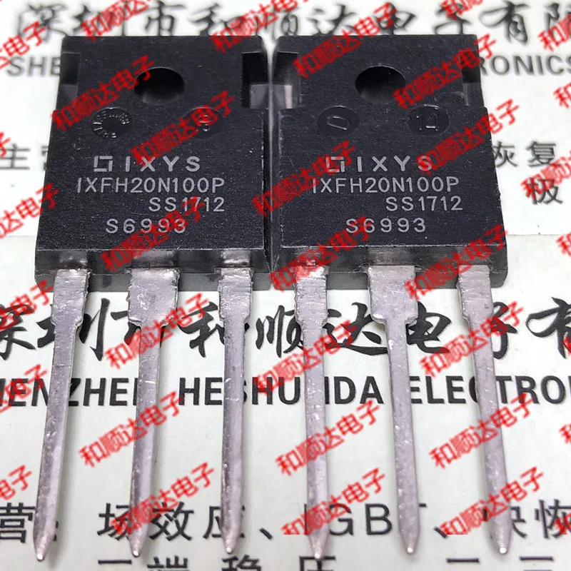 

10 шт. IXFH20N100P TO-247 1000V 20A