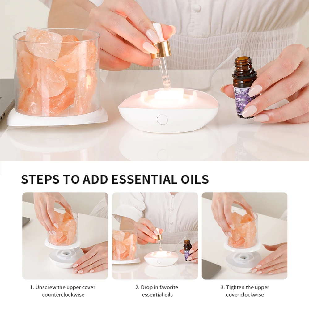 Natural Himalayan Salt Lamp Air Purifier
