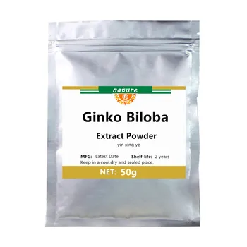 

100% Natura Organicl Ginkgo Biloba extract powder,yin xing ye,Ginkgo leaf,Delay aging,Improve memory,free shipping