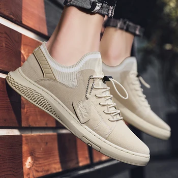 

Classic men's skate shoes lightweight and comfortable men's casual sports shoes socks mouth men's sneakers