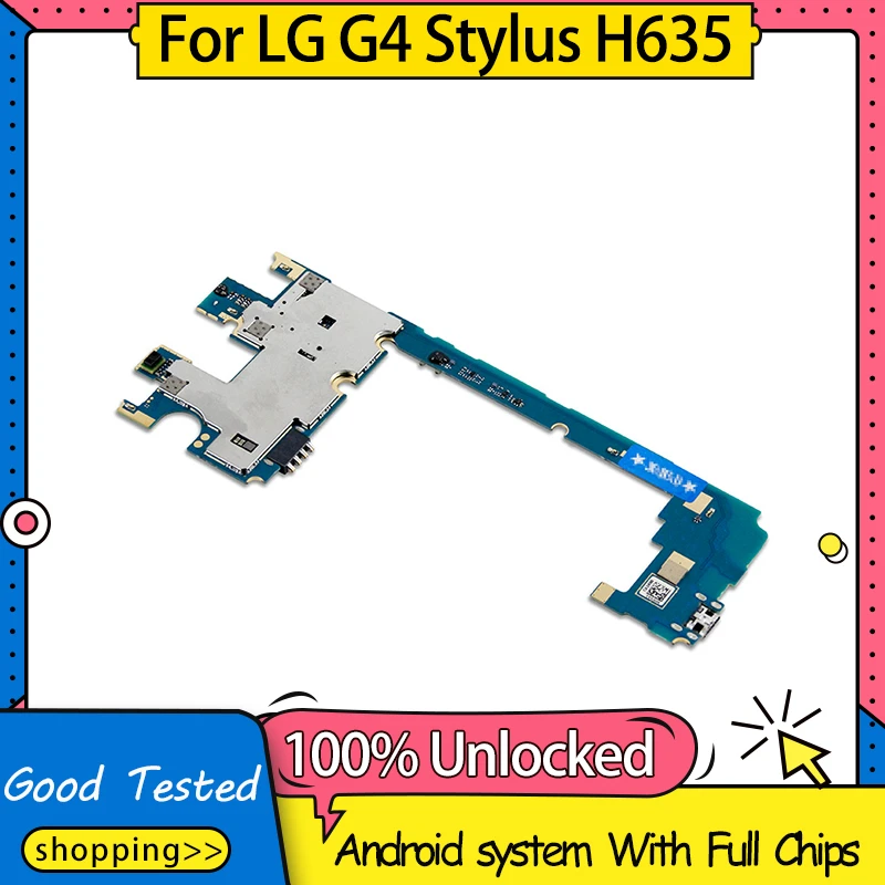 100 Working Motherboard For Lg G4 Stylus H635 Motherboard Full Unlocked Logic Board For Lg G4 Stylus H635 With Android System Mobile Phone Antenna Aliexpress