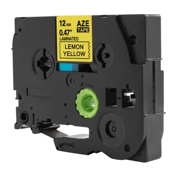 

5PCS compatible matte finish light color tape 12mm 8m MQF31 non reflection tape for Brothers p-touch label printer