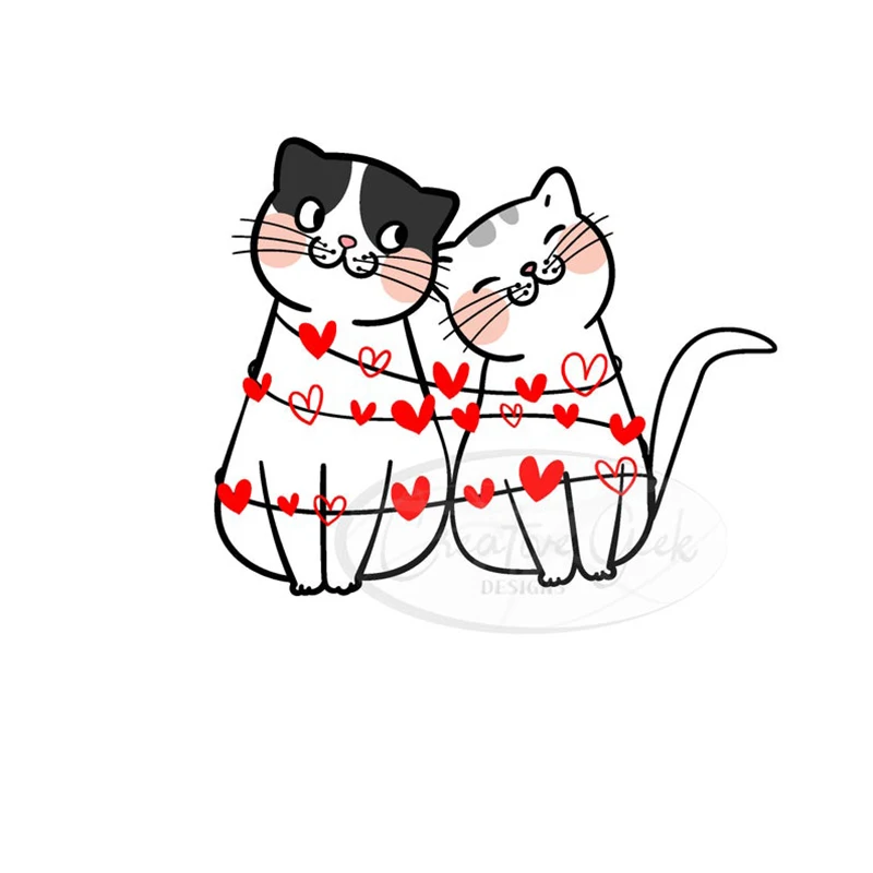 

Metal Cutting Die Cutting Die Animal Series Cat Die Border Scrapbook Paper Craft Knife Die Blade Die Hand Mold