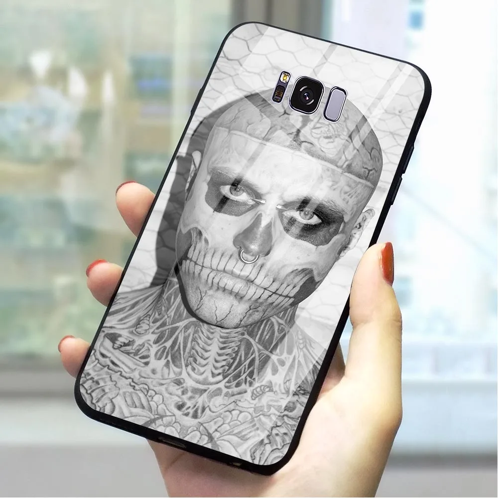 

Zombie Boy Rico Tempered Glass Phone Case for Samsung Galaxy A60 M40 Cover A70 A50 A40 A20 A30 A10 S7 Edge S8 S9 Plus S10