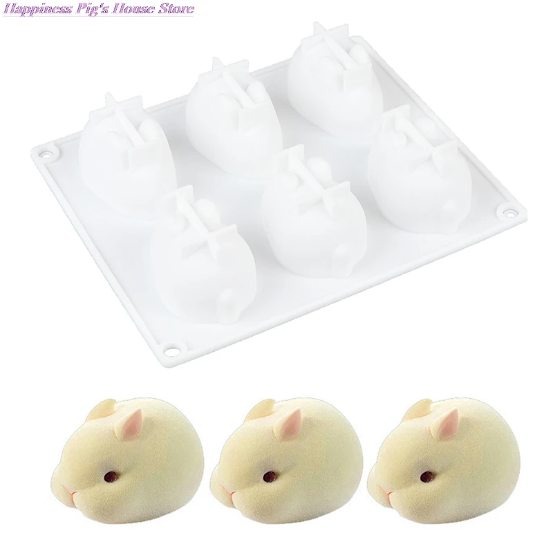Moules En Silicone Pour La Cuisson De Dessert Mousse Nouveaux Moules De Decoration De Gateau Lapin 3d En Silicone Aliexpress