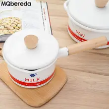 Эмалированный японский утолщенный 1,5л боковая утечка рот молочный Горшок детский дополнительный горшок с одной ручкой кастрюли для приготовления пищи Ollas De Cocina