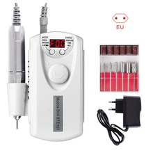 Машинка для полировки ногтей электрическая машинка для сверления ногтей перезаряжаемая сильная полировка маникюрные инструменты- MS