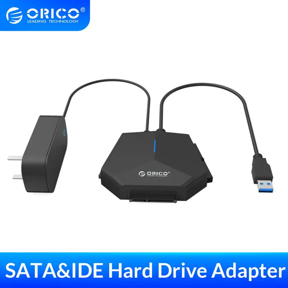 Высокоскоростной адаптер питания ORICO с SATA на USB 3 0 2 5/3 5 дюйма и IDE 5Gpbs 12 В