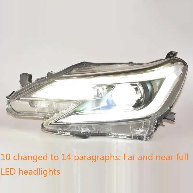 Drl дневные ходовые Cob Luces Para внешние части в сборе Led авто освещение фары Задние фары 14 для Toyota MARK X
