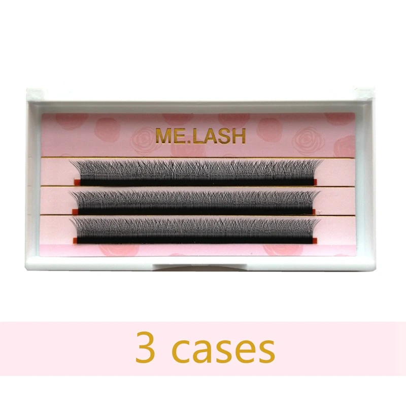 

3 Trays Clover Lash Extensions C Curl 0.05mm 8-13mm Premade Volume 3D Fans Blooming Eyelash Extension Large Capacity Eye Lashes