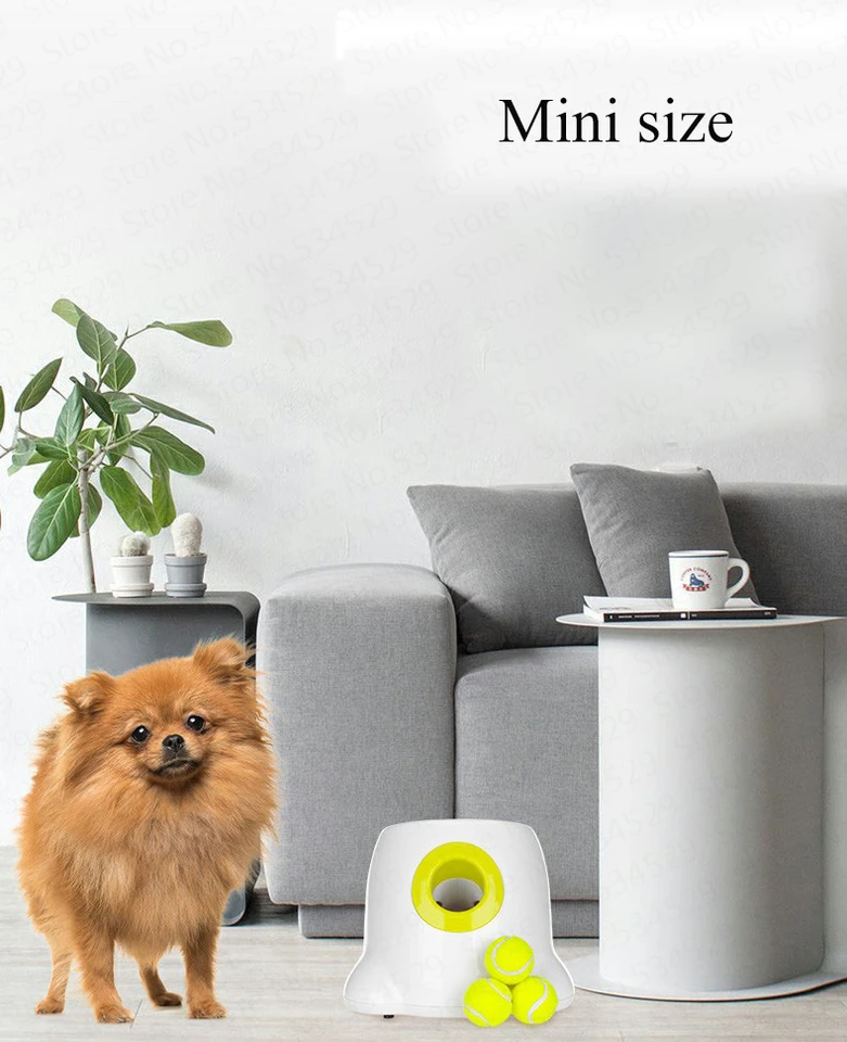 dog toy that throws tennis balls