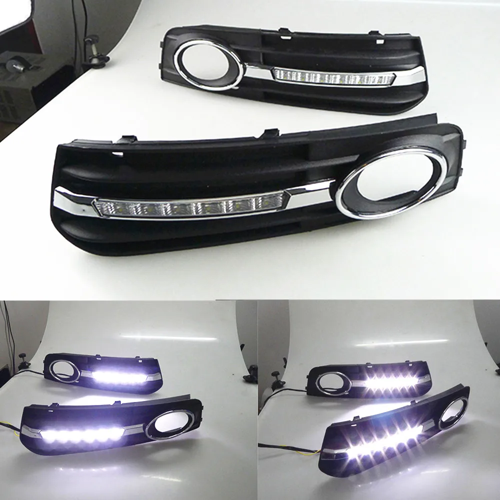 CSCSNL 2PCS For Audi A4 A4L B8 2009 2010 2011 2012 Car Styling LED DRL