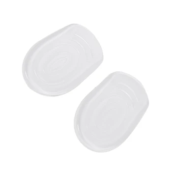 

1 Pair Silicone Gel Back Heel Half Insoles Inserts For High-Heel Shoes