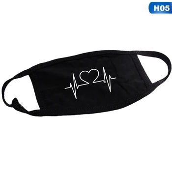 

In Stock Unisex Black Anti-dust Cotton For Cycling Anime Cartoon Summer thin personality fashion tide mask