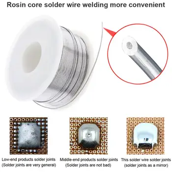 

63/37 100g 0.6mm No-clean Rosin Core Solder Tin Wire Reel Tin Lead Wire with 2% Flux and Low Melting Point