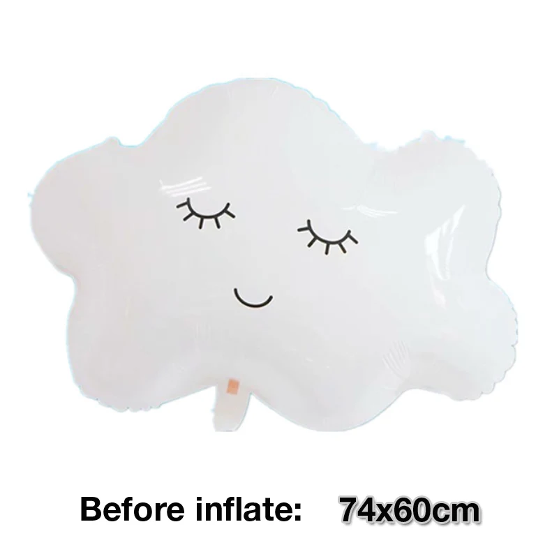 white cloud foil balloon -3-1