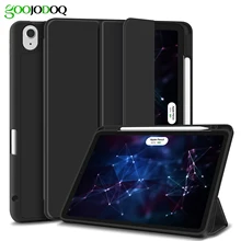 Pour iPad Pro 11 étui avec porte-crayons pour Pro 11 2018 étui coque en Silicone souple coque de protection complète Auto sommeil/réveil
