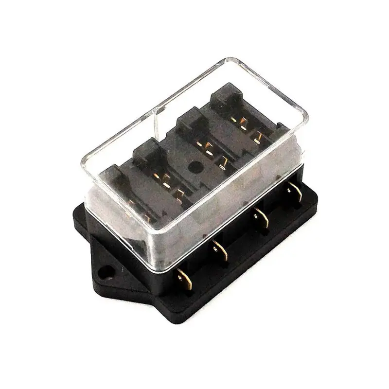 Для авто автомобиля 40A 12V 24V грузовик 4 Way Blade блок предохранителей держатель