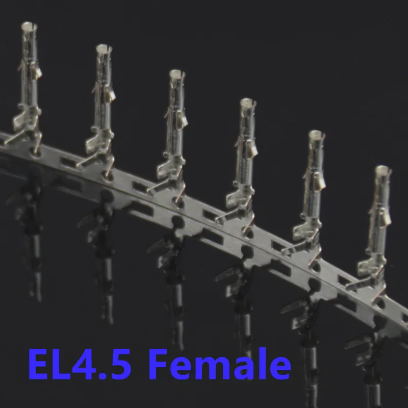 

100Pcs/lot EL4.5 Small Tamiya Connector EL-YT Pitch 4.5mm Female Crimps Terminal For Mini Tamiya Housing