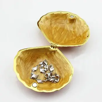 

Hinged Trinket Box For Girls Handmade Shell Trinket Boxes Decorated for Women