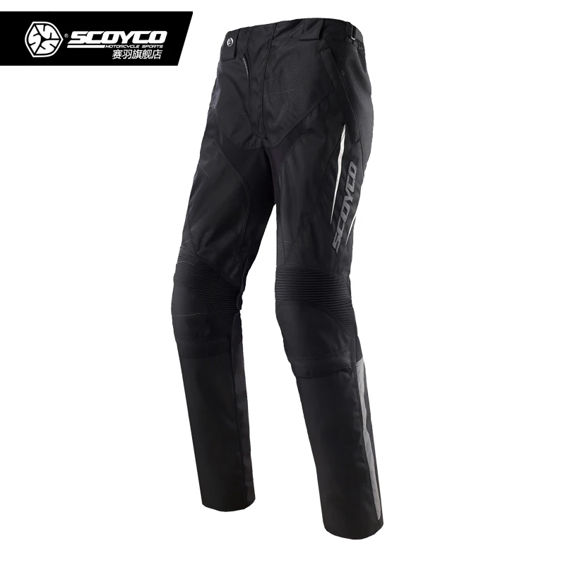

SCOYCO Motorcycle Waterproof Pants Men's Windproof Motorcycle Riding Trousers Off-Road Racing Sports Knee Protective Sports Pant