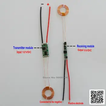 

Wireless Charging PCBA Module Set / Wireless Power Supply Module (coil Outer Diameter 19mm) with Circuit Diagram