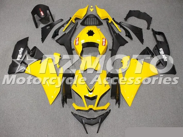 Полный набор обтекателей для Aprilia RS4 50 125 2012-2013- ABS пластик мотоцикл Обтекатели наборы хороший желтый