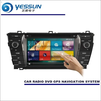 

YESSUN For Toyota Corolla 2014-2016 - Car Radio CD DVD Player Amplifier HD TV Screen GPS Map Nav Navi Navigation Audio Video