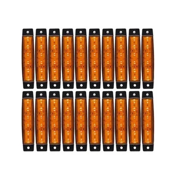 

Truck LED Lights Bus Replacement 20pcs Set Side Marker Indicators Anti-collision