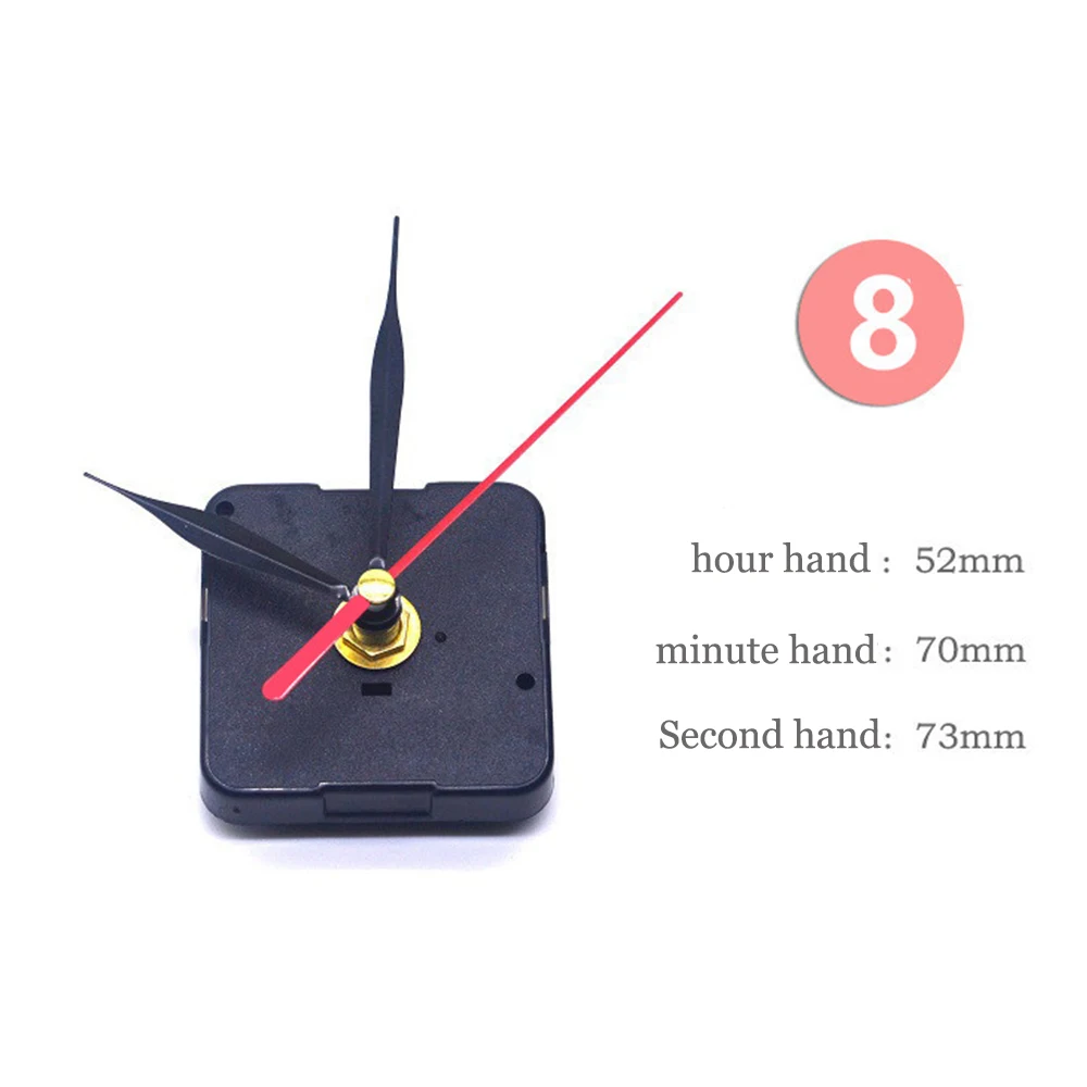 DIY Wall Clock Movement Hanging Quartz Watch Silent Clock Mechanism repair Movement Wall Clock Mechanism Parts 8 
