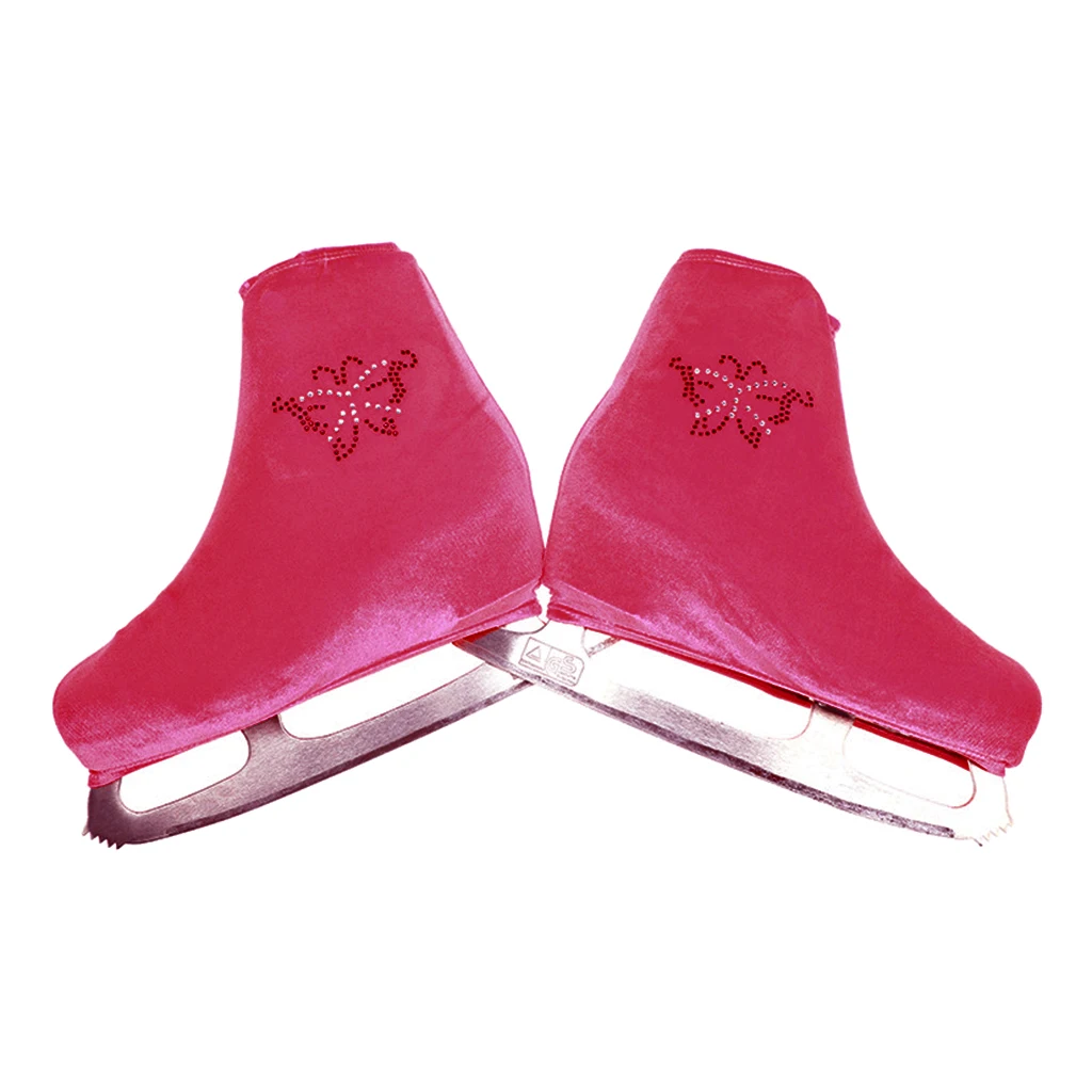 Pair Figure Ice Skating Boot Covers Protector Overshoes for Girls Women