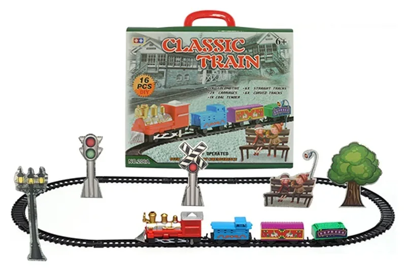 

Model Electric Camera Track Classical Model Toy High-Speed Rail Small Train Children Vintage Steam Train Toy Boy