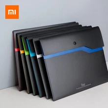 Xiaomi Fizz изделие для подшивки документов A4 Файл Организатор 2 слоя большой емкости Сумка для документов бизнес-портфель канцелярских товаров Xiaomi Fizz изделие для подшивки документов A4 Файл Организатор 2 слоя большой емкости Сумка для документов бизнес-портфель канцелярских товаров