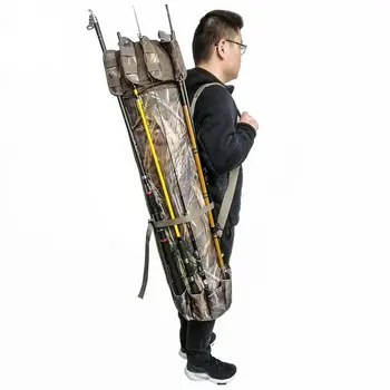 

Portable Nylon Fishing Bags Fishing Rod Bag Case Fishing Tackle Tools Storage Bag Fishing Multifunction Waterproof
