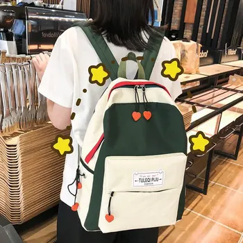 

Best Girl'S Youth Middle-Large Size School Bag Practical Versatile Friend Junior High Newborn College Simple