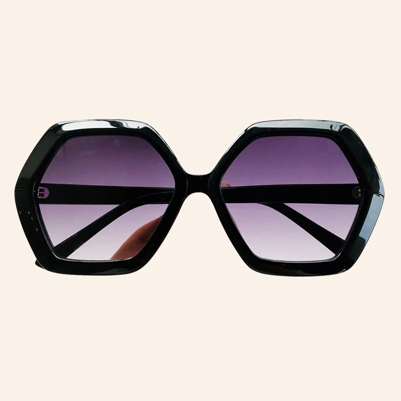 Модные солнцезащитные очки больших размеров для женщин и мужчин, брендовые винтажные женские солнцезащитные очки