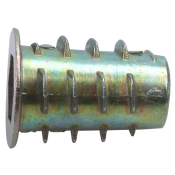 

M6x15mm screw to interface nuts Insert threaded nuts 50pcs for furniture