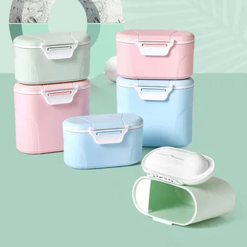 

Portable Baby Formula Dispenser Storage Feeding Box Milk Powder Food Container Milk Drikn Box Sealed PP Baby Food Container