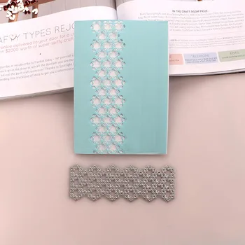 

DUOFEN METAL CUTTING DIES ramadan diamond hexagon borders stencil DIY Scrapbook Paper Album 2020 new