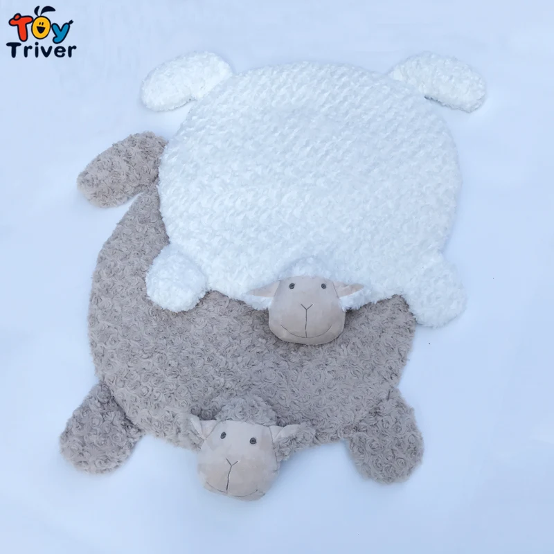 Одна штука Kawaii овечка ягненок Альпака плюшевая игрушка Triver Baby Infant дети питомец собака кошка игровой ковер домашний декор для комнаты подарок на день рождения
