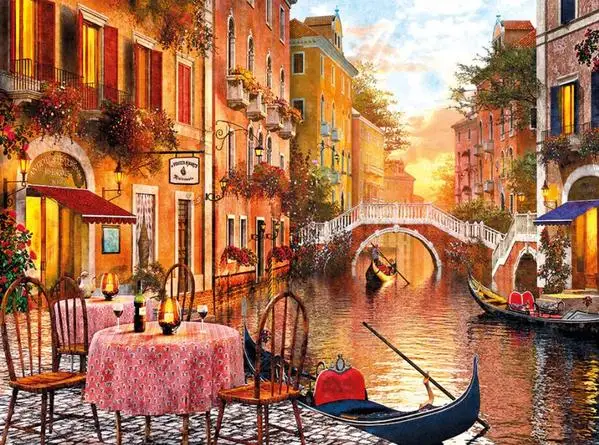 Diamond Painting city Landscape 5d Diamond Painting Square Rhinestones Embroidery Cross-stitch Home Decor (2)
