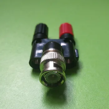 

10pcs BNC Male to Double Binding Post Banana Socket Bakelite Adapter