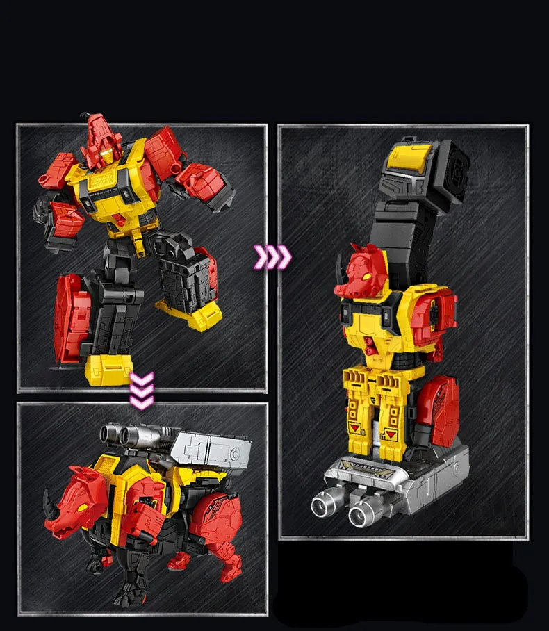 WJ 5в1 Predaking Divebomb Rampage Headstrong G1 трансформация негабаритных War Eagle Movie фигурка Модель робот игрушки