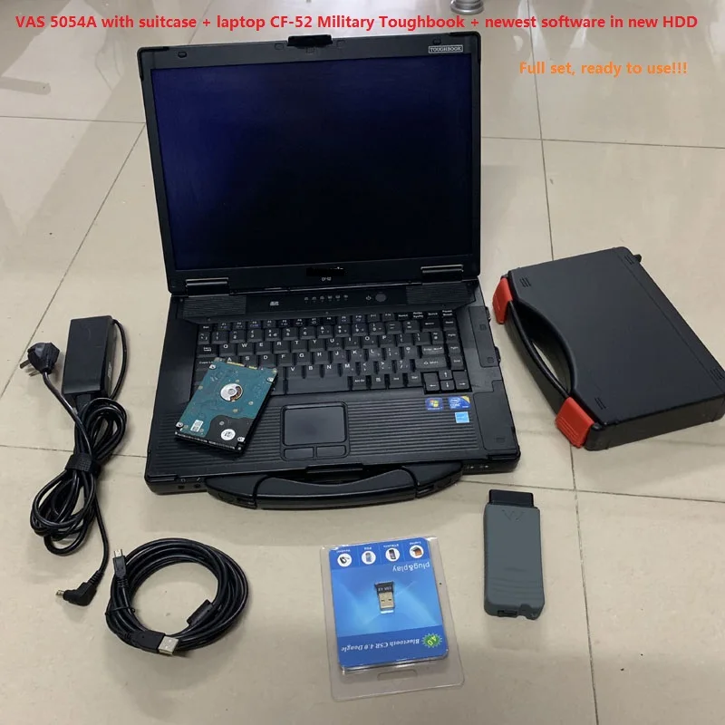 VAS5054A ODIS V5.13 OKI полный чип Bluetooth VAS 5054 программное обеспечение с ноутбуком cf52 Toughbook CF-52 готов к использованию dignosis