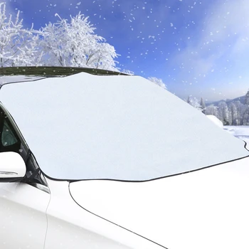 

Windshield Snow Cover Protective Practical Durable Universal Anti-frost Windshield Cover Sunshade Car Front Covers for Car A35