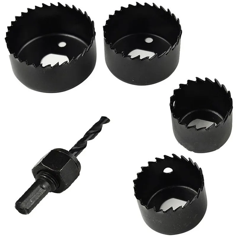 5pcs 3152mm Hole Saw Drill Bits Set Chrome Vanadium Steel Plasterboard