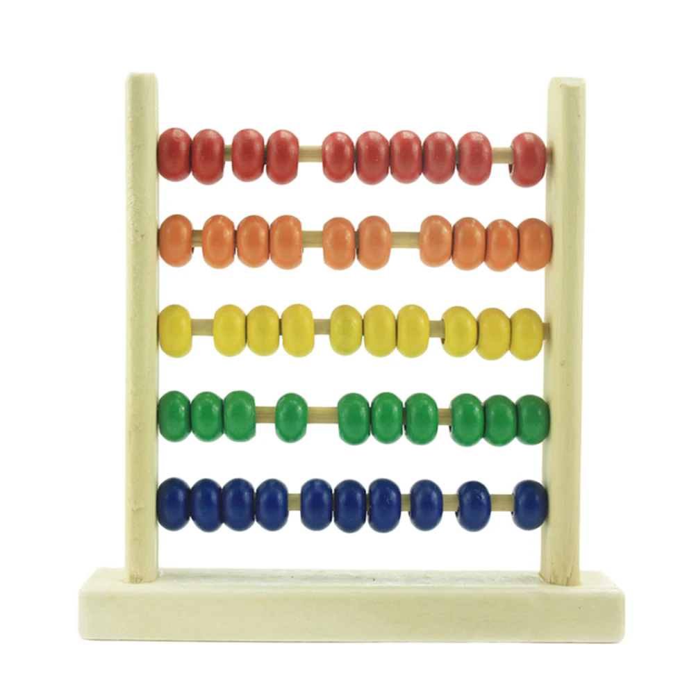 Деревянные игрушки Abacus математические детские школьные Обучающие красочные для